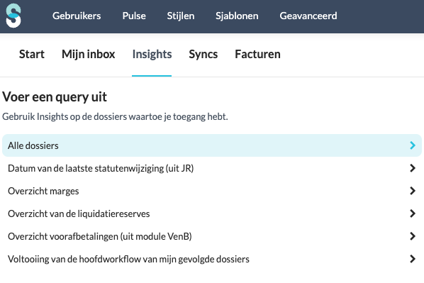 Voer een query uit
