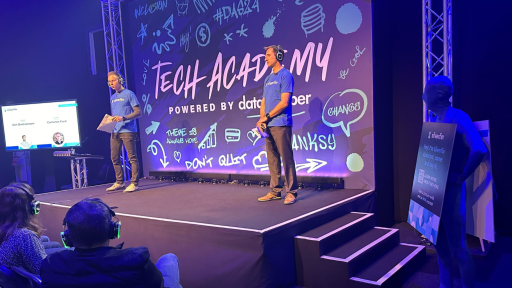 Cameron Ford on the Tech Academy stage at DAS 2024